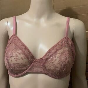 ERES LACE PINK BRA SIZE 36B‎